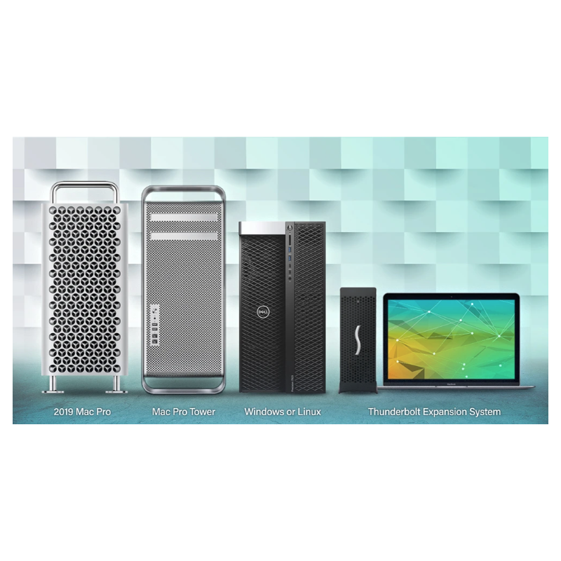 Sonnet Fusion M.2 NVMe SSD 4×4 PCIe Card Silent