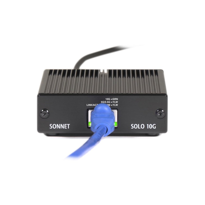 Sonnet Solo 10G TB3 do 10Gb Base-T Ethernet Adapter