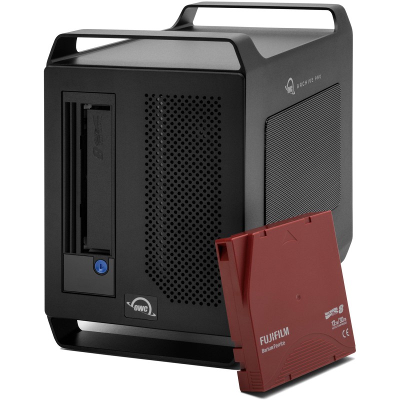 OWC Mercury Pro LTO-8 Sol. w/Tape & Cleaner -  + 1TB Staging SSD (replace OWCTB3LT8S01)