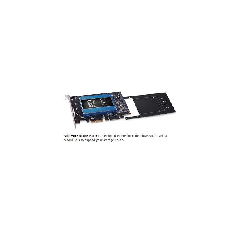 Tempo 2.5" SATA SSD PCIe Card