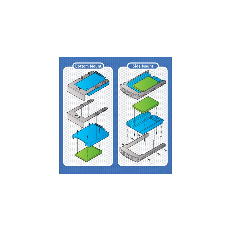Sonnet Transposer, 2.5\" SATA SSD to 3.5\" Removable Tray Adapter