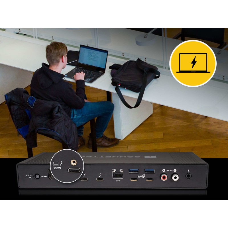 Sonnet Echo 20 Thunderbolt 4 SuperDock 4TB M.2 SSD NVMe 20 portów 100W