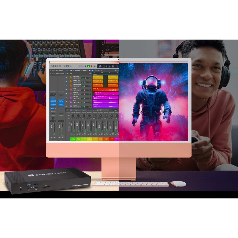 Sonnet Echo 20 Thunderbolt 4 SuperDock 4TB M.2 SSD NVMe 20 portów 100W