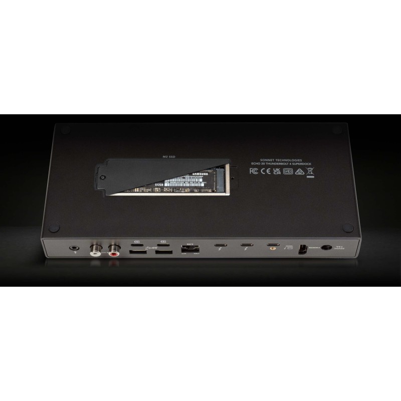 Sonnet Echo 20 Thunderbolt 4 SuperDock 4TB M.2 SSD NVMe 20 portów 100W