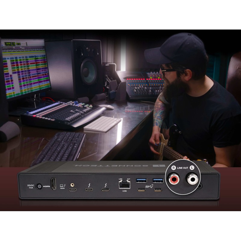 Sonnet Echo 20 Thunderbolt 4 SuperDock 2TB M.2 SSD NVMe 20 portów 100W