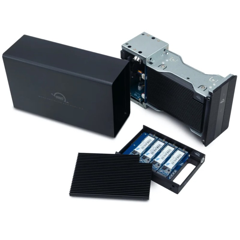 OWC Mercury Pro U.2 | U.3 Dual 8.0TB Thunderbolt NVMe SSD External Storage Solution