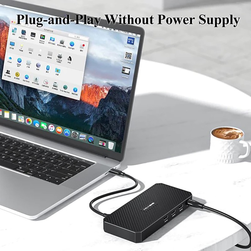 Acasis Thunderbolt 3 Quad HDMI Channel Video Capture Card Compatible with macOS and Win