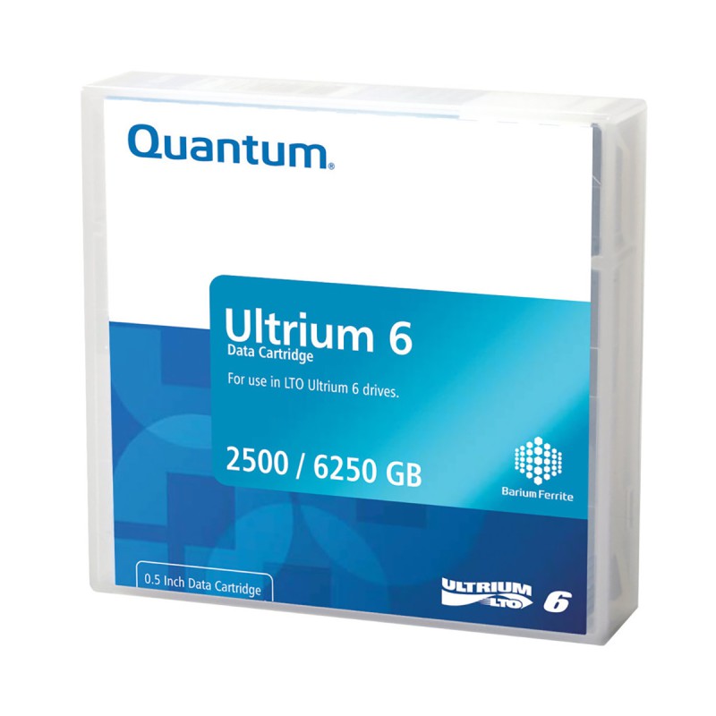 QUANTUM MR-L6MQN-03 Quantum data cartridge, LTO Ultrium 6 (LTO-6), non-labeled