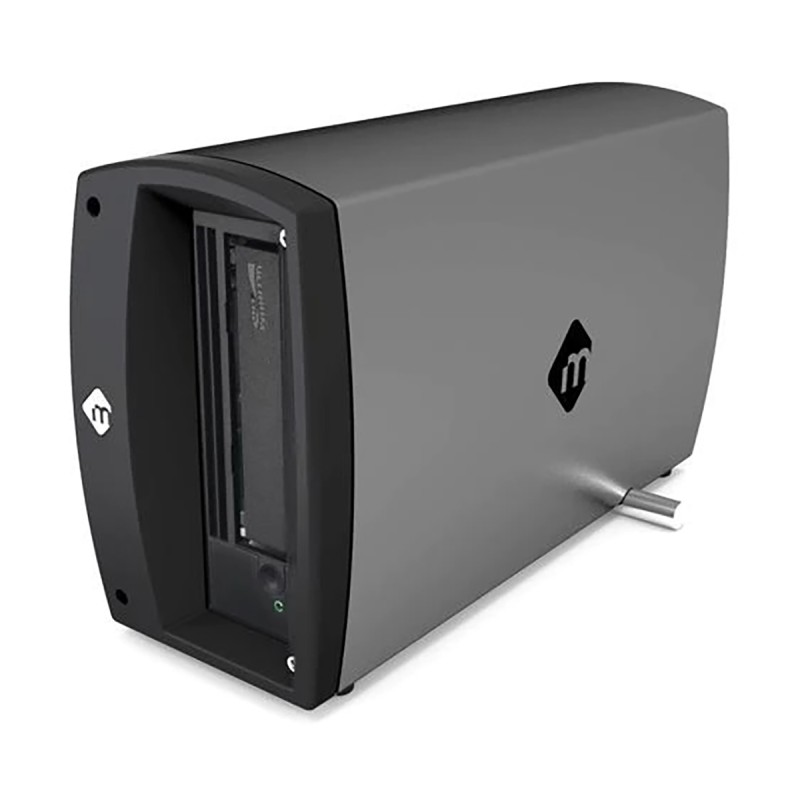 mLogic mTape - Desktop Thunderbolt LTO-8 Tape Drive  with Hedge Canister for macOS