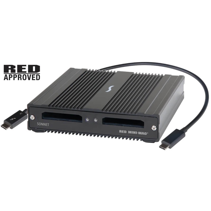SONNET SF3 Series – RED MINI-MAG Pro Thunderbolt Card Reader