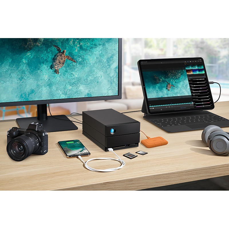 LaCie 2big Dock v2 Thunderbolt 28TB RAID Rescue Data Recovery