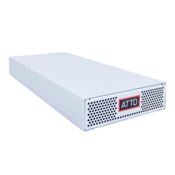 ATTO XstreamCORE ET 8100 TSE (TS0) Dual-Port 10Gb Ethernet to Single-Port 12Gb SAS intelligent Bridge RJ45 mod. incl.