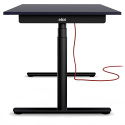 Eliot Original black biurko grafitowy blat
