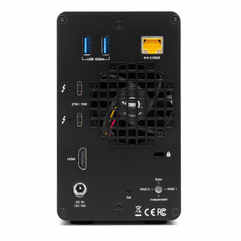 OWC Gemini Thunderbolt USB-C Dock Dual-Drive RAID, 2,5 GbE, HDMI 2x USB-A 10 Gb/s SD