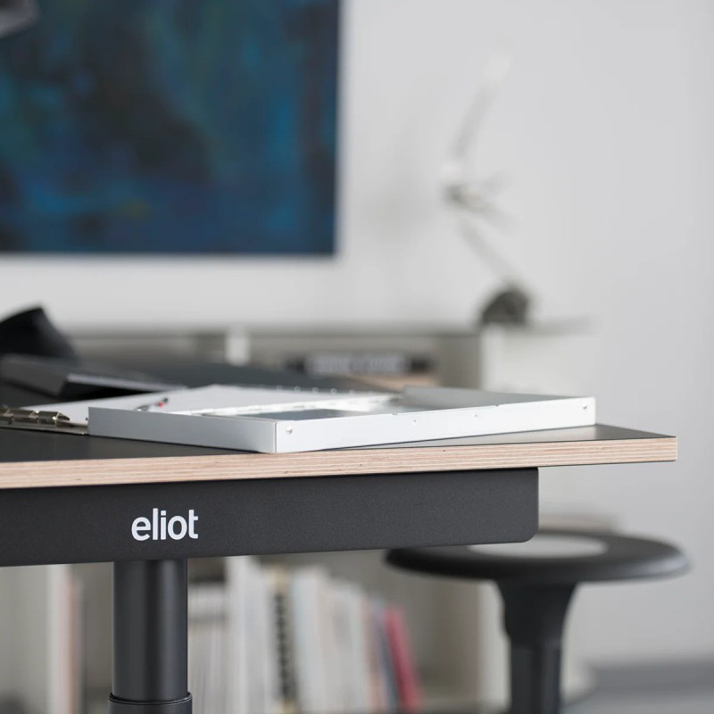 Eliot Original black biurko z blatem Fenix Nero