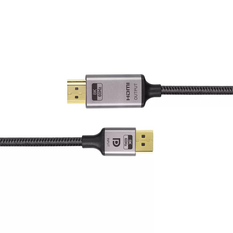 Cable Abart Pro DisplayPort 1.4 to HDMI 2.1 8K@60Hz 4K@144Hz 48Gb/s 2m