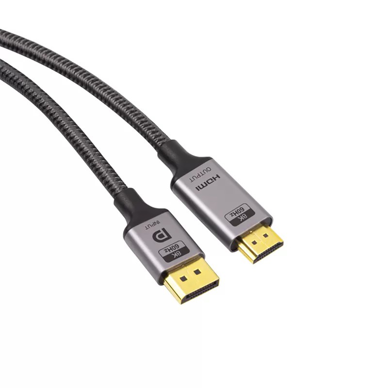 Kabel Abart Pro DisplayPort 1.4 do HDMI 2.1 8K@60Hz 4K@144Hz 48Gb/s 3m