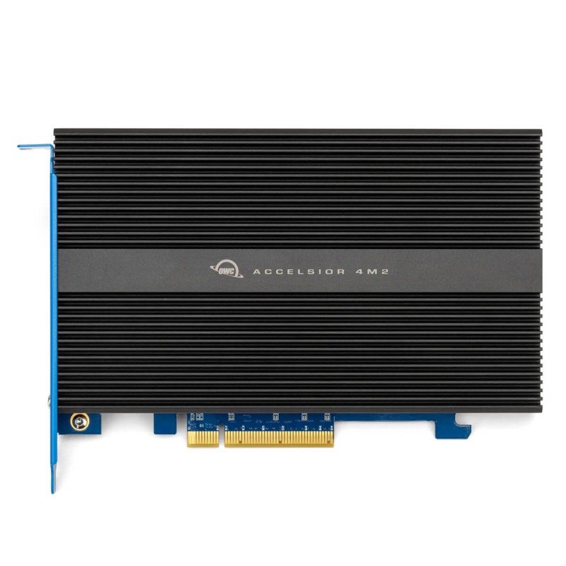 OWC Accelsior 4M2 kontroler 4x NVMe PCIe 3.0 macOS Win Linux