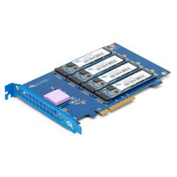 OWC Accelsior 4M2 kontroler 4x NVMe PCIe 3.0 macOS Win Linux