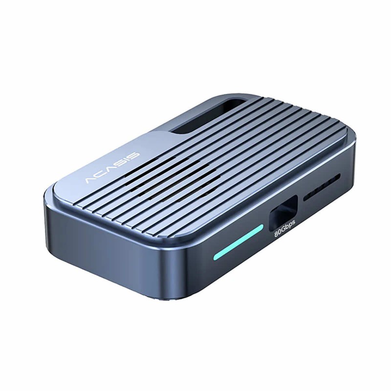 Acasis 80Gbps M.2 NVMe SSD Enclosure Compatible with Thunderbolt 5 Thunderbolt 4 and 3 USB4 up to 6000MB/s