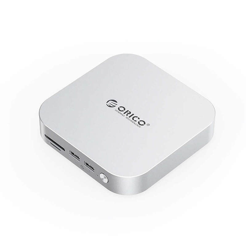 Orico MiniLink M47P stacja dokująca 7-w-1 40Gb/s 2x M.2 USB-A SD/TF idealna dla Mac mini 2024