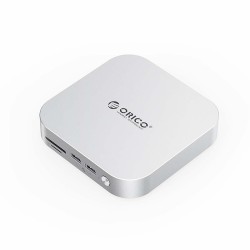 Orico MiniLink M49P docking station 9-in-1 10Gb/s 1x M.2 USB-A SD/TF MiniJackgreat for Mac mini 2024