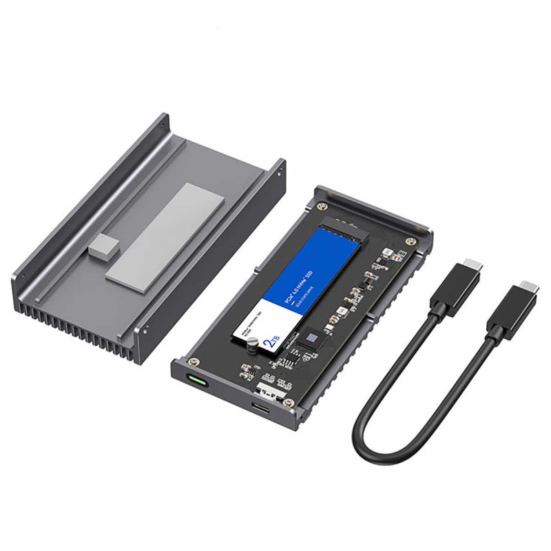 LMP kieszeń obudowa na dysk SSD M.2 NVMe PCIe Thunderbolt 4 USB4 Thunderbolt 3 40Gb/s do 3500MB/s