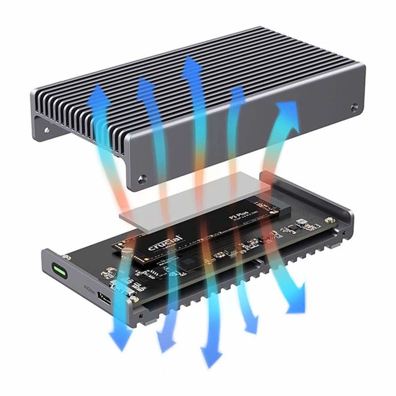 Dysk LMP 8TB SSD M.2 NVMe PCIe Thunderbolt 4 USB4 Thunderbolt 3 40Gb/s Szybki! do 3500MB/s