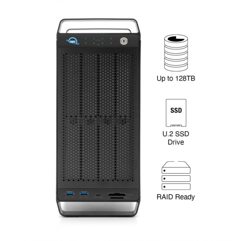 OWC ThunderBay Flex 8 Thunderbolt 3 PCIe SoftRaid XT 144TB