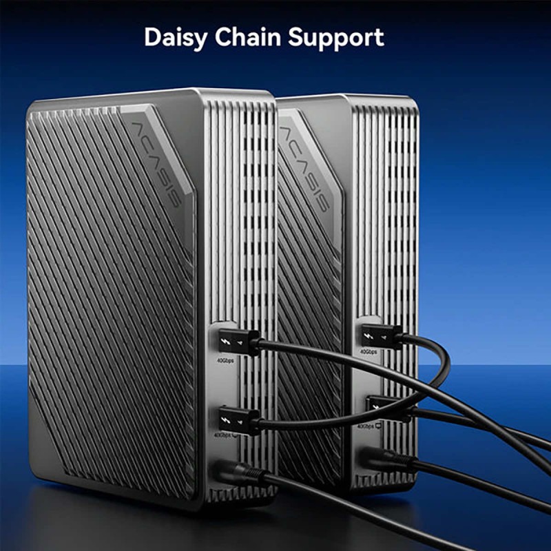 Obudowa Acasis Thunderbolt 40Gb/s USB4 4x NVMe SSD M.2 Software RAID