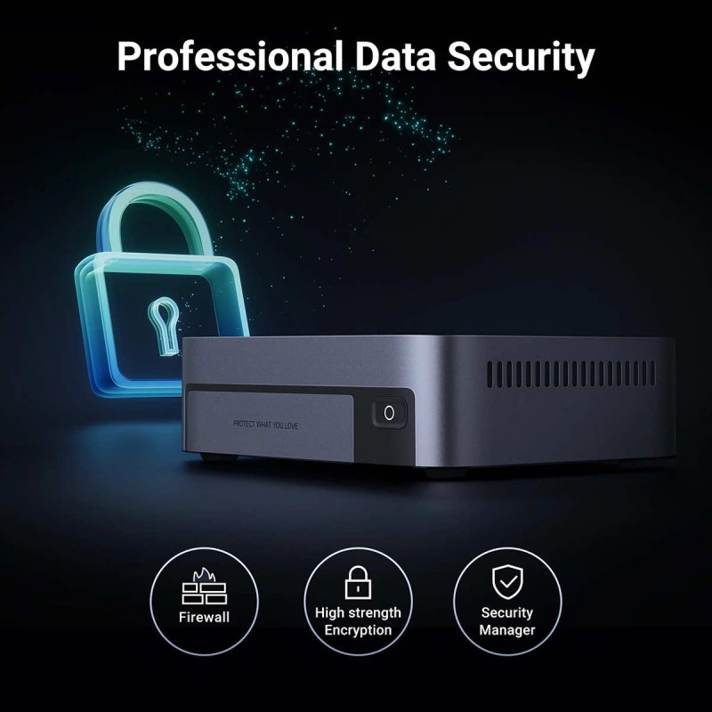 UGREEN NASync DXP480T Plus 0TB NAS 4x M.2 SSD NVMe PCIe 10GbE 2x Thunderbolt HDMI USB-A