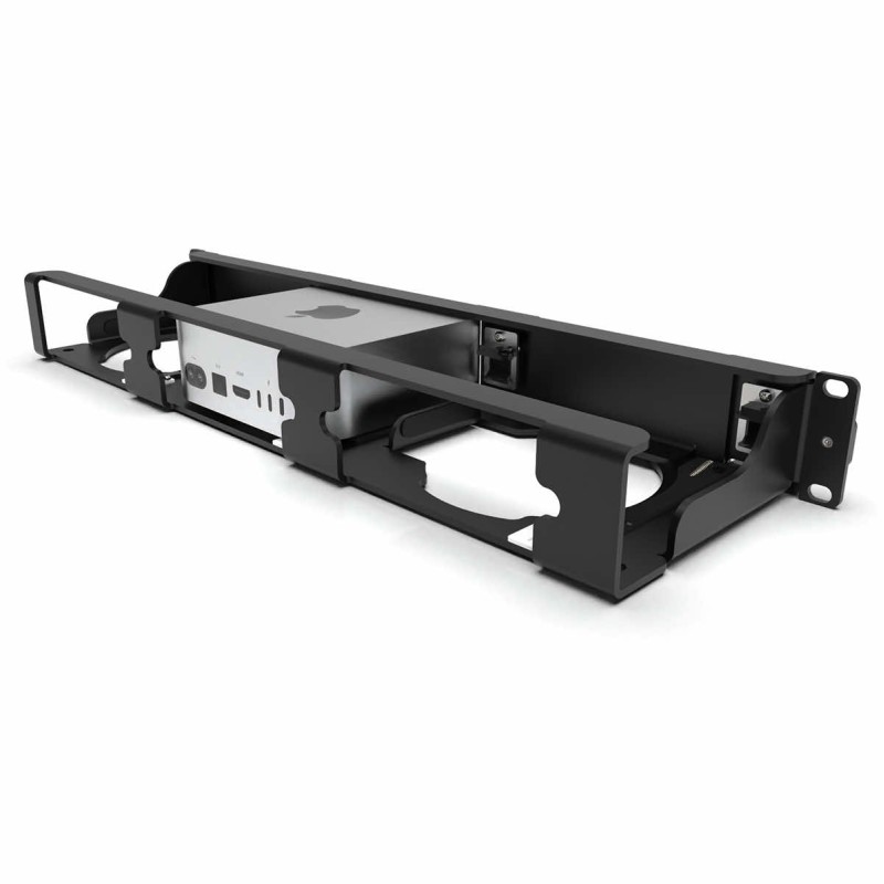 Stelaż MacRack Mac mini 2024+ Rack 19″ 2U na 1-3 Apple Mac mini 2024+