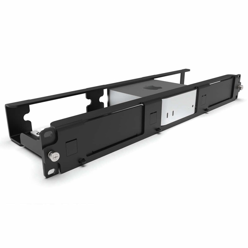 Rack mount MacRack Mac mini 2024+ Rack 19″ 2U for 1-3 Apple Mac mini 2024+