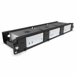 Rack mount MacRack Mac mini 2024+ Rack 19″ 2U for 1-3 Apple Mac mini 2024+