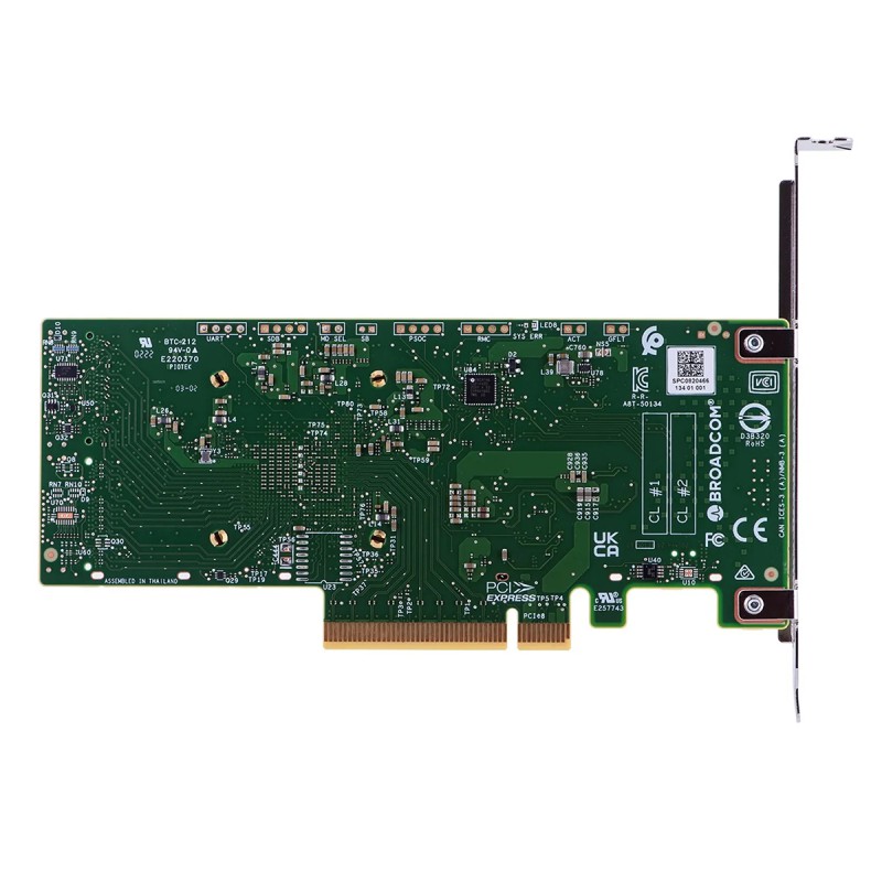 Kontroler Broadcom 9500-8i NVMe | SAS | SATA 12Gb/s HBA LSI SAS 3808 PCIe 4.0 8 internal HDD | SSD | NVMe