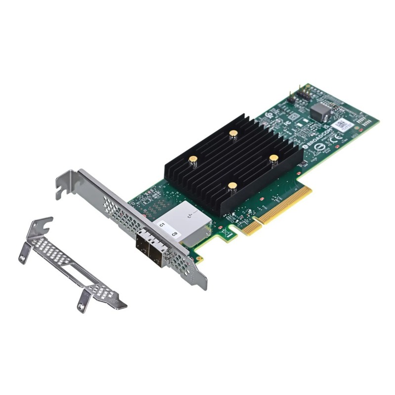 Kontroler Broadcom 9500-8e NVMe | SAS | SATA 12Gb/s HBA 9400-8E LSI SAS 3808 PCIe 4.0 8x external HDD | SSD | NVMe | LTO