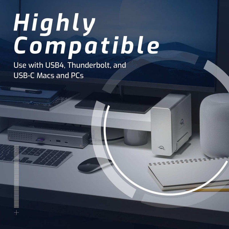 OWC Express 4M2 Obudowa 4x M.2 NVMe SSD USB4 | Thunderbolt | 40 GB/s Nowy model!