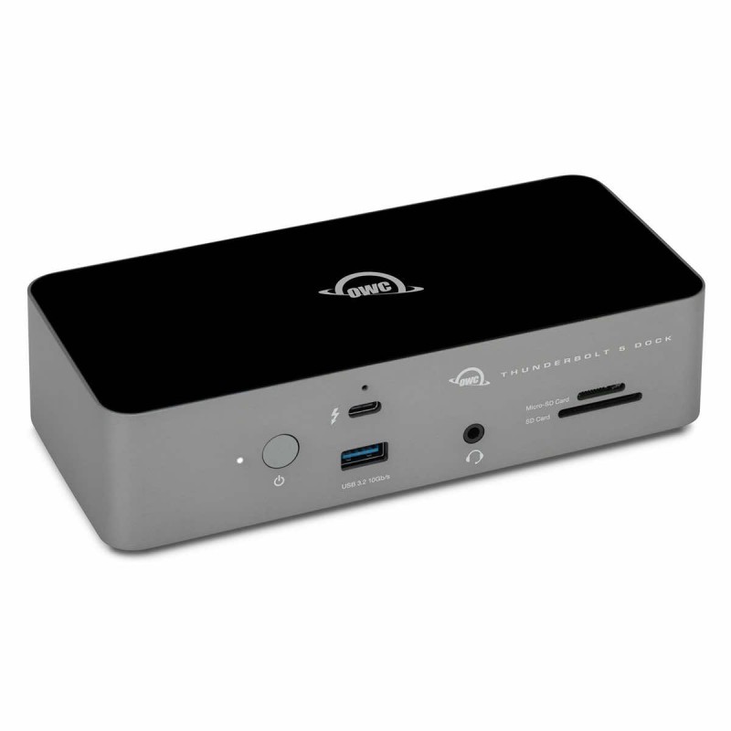 OWC Thunderbolt 5 Dock 11 ports 140W PD 2.5GbE RJ45 SDXC microSDXC reader