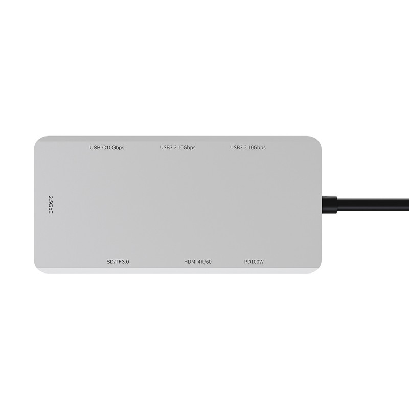 Abart Pro 8-in-1 USB-C stacja dokująca z kartą sieciową 2,5GbE i PD do 100W