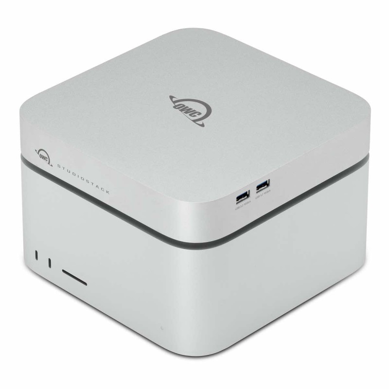OWC StudioStack Thunderbolt 5 Stackable Storage and Connectivity Expansion Enclosure with 4TB SSD NVMe and 8TB HDD