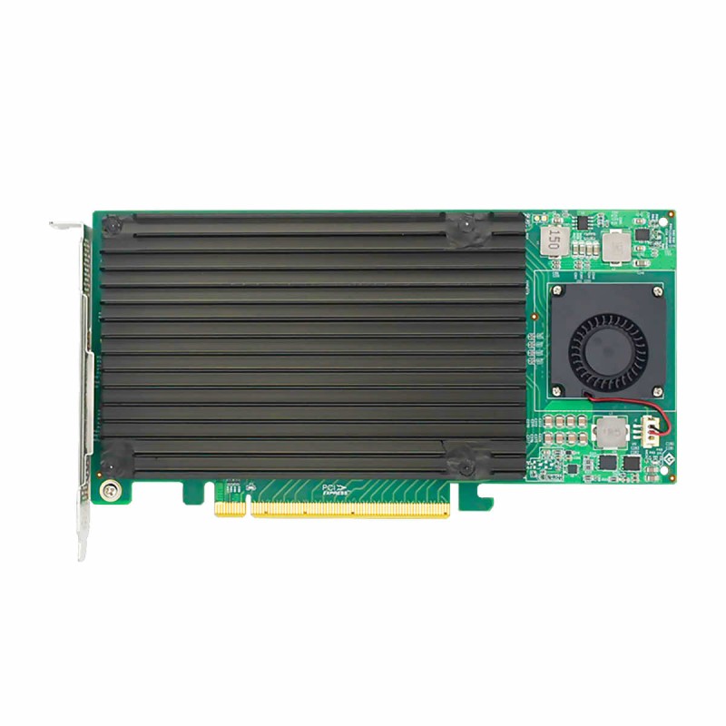 4x SSD NVMe M.2 controller for PCIe 3.0 x16 PEX8747 without bifurcation Windows macOS Linux RedHat