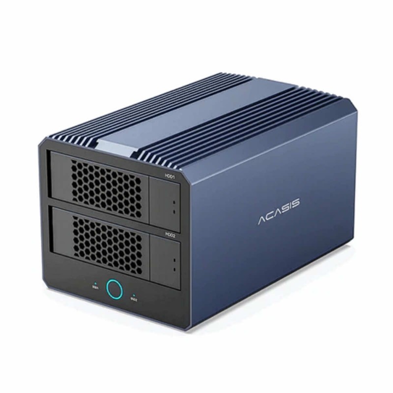Obudowa Acasis 2x HDD/SSD SATA sprzętowy RAID + 2x SSD NVMe 40Gb/s do 6000MB/s Thunderbolt | USB4 + DisplayPort