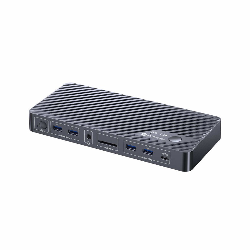 iDock B10 USB-C KVM Switch Docking Station 1 Laptop & 1 Desktop, 8K@60Hz Dual Monitors, 100W PD, USB 3.2, 1GbE