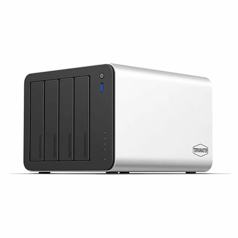 NAS TerraMaster F4-425 Plus 1x256GB NVMe + 2xM.2 Slot 4x HDD 0TB 2x 5GbE 8GBRAM 4xUSB TOS pre-installed