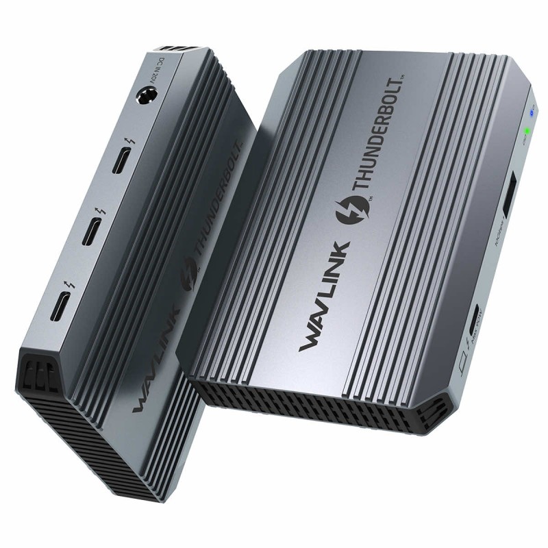 WavLink Thunderbolt 4 USB4 40 Gb/s Hub Dual Display 4K60Hz 90W PD 4x Thunderbolt 4 + 1x USB-A 10 Gb/s