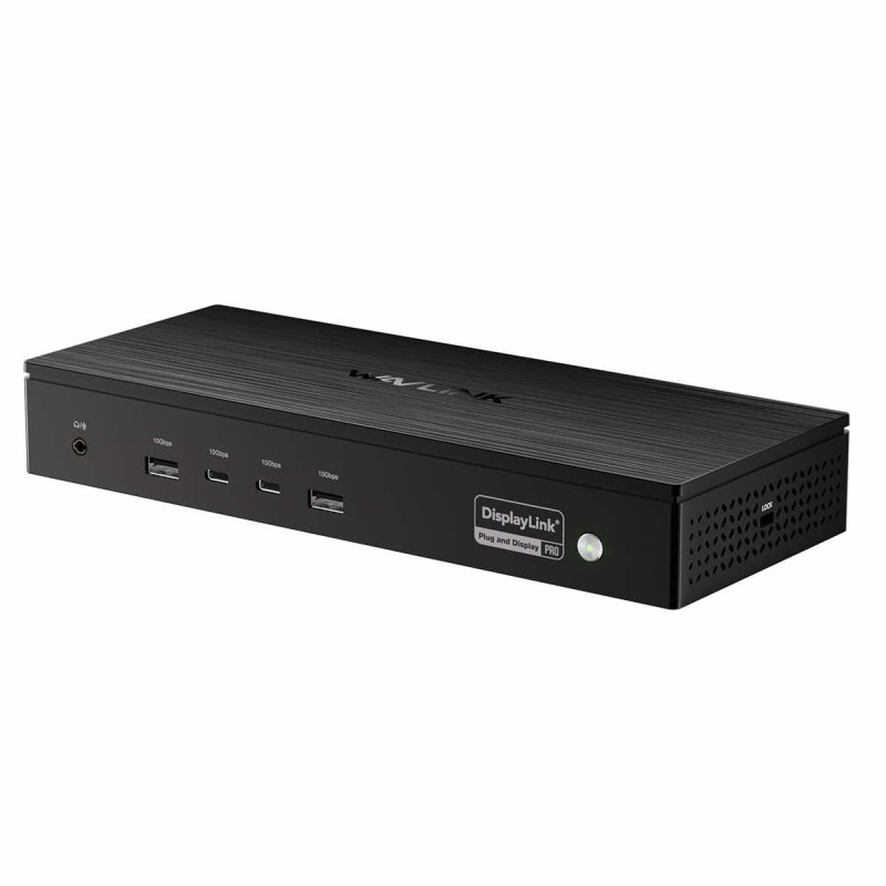 WavLink 13-in-1 stacja dokująca z DisplayLink 2x8K DP | 5x 4K Display | 2,5GbE LAN | 5x USB 10 Gbs | 100W PD