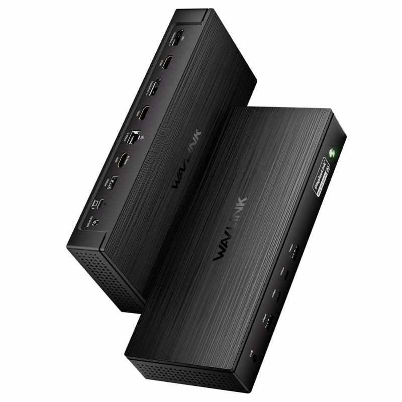 WavLink 13-in-1 Universal DisplayLink Dock 2x8K DP | 5x 4K Display | 2,5GbE LAN | 5x USB 10 Gbs | 100W PD