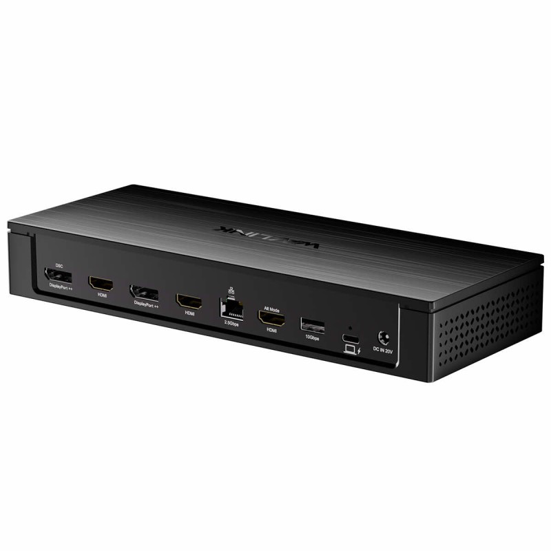 WavLink 13-in-1 Universal DisplayLink Dock 2x8K DP | 5x 4K Display | 2,5GbE LAN | 5x USB 10 Gbs | 100W PD