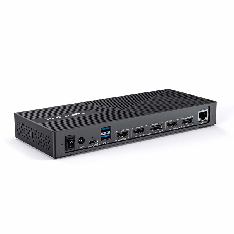 WavLink USB-C 15-in-1 Triple 4K Display Stacja dokująca z DisplayLink 3x 4K Display | 1GbE LAN | 6x USB 10 Gbs | 100W PD