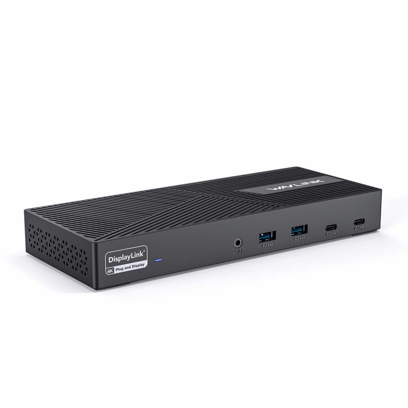 WavLink USB-C 15-in-1 Triple 4K Display Stacja dokująca z DisplayLink 3x 4K Display | 1GbE LAN | 6x USB 10 Gbs | 100W PD